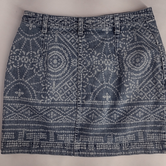 Free people denim mini skirt - Picture 2 of 4